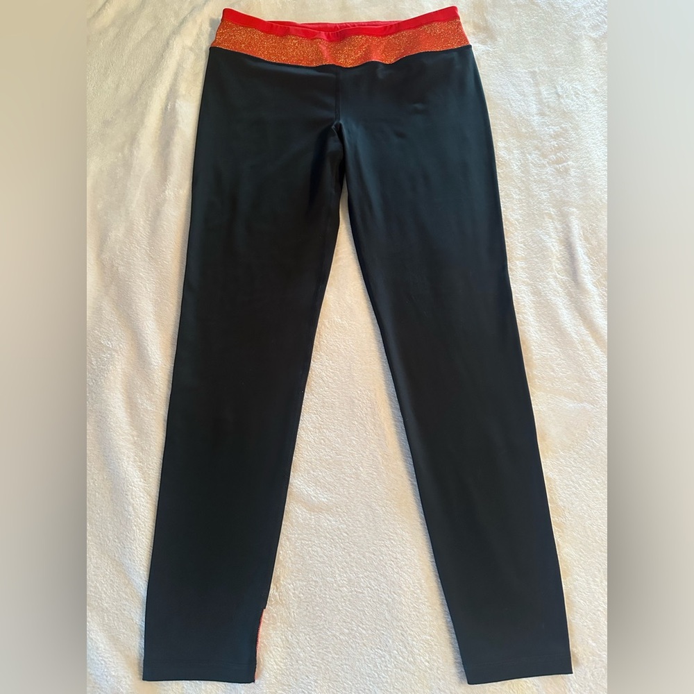 Victoria's Secret VSX Black and Red Active Knockout Tight